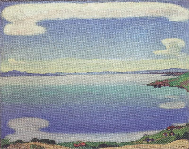 Ferdinand Hodler Lake Geneva seen from Chexbres oil painting picture